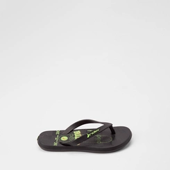 Chinelo Infantil Rider R1 Style Skate Preto & Verde