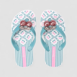 Chinelo Infantil Ipanema Glitter Cereja Verde