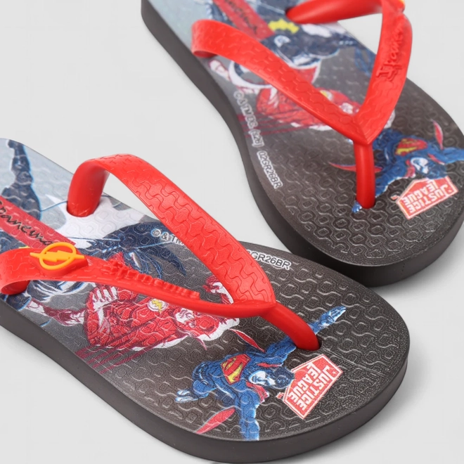 Chinelo Infantil Ipanema Justice League Preto