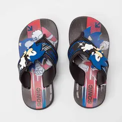 Chinelo Bebê Grendene Sonic Preto