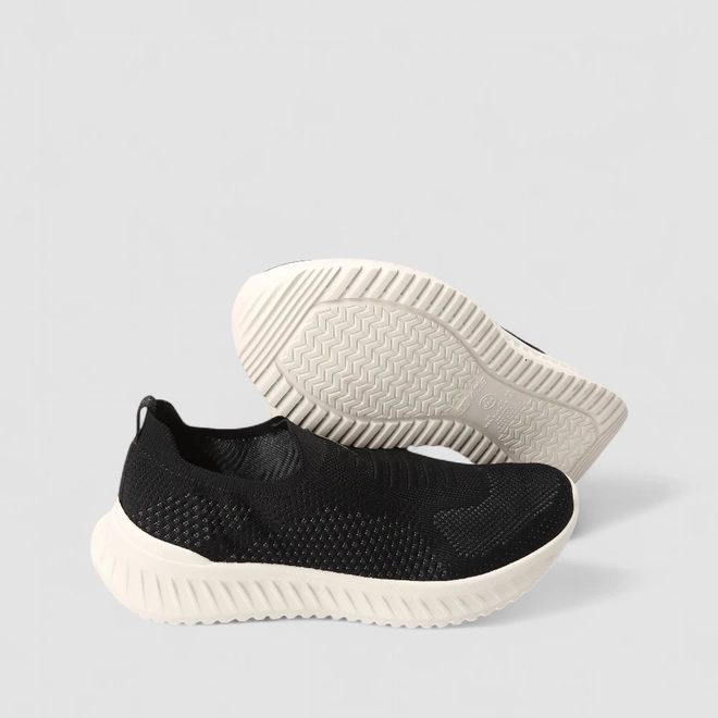 Slip On Esportivo Masculino Actvitta Knit Preto
