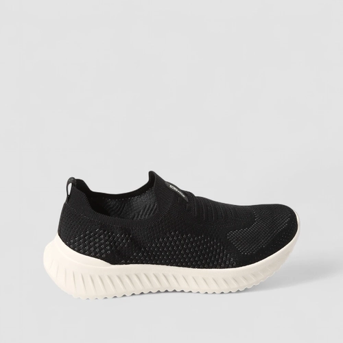 Slip On Esportivo Masculino Actvitta Knit Preto