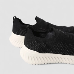 Slip On Esportivo Masculino Actvitta Knit Preto