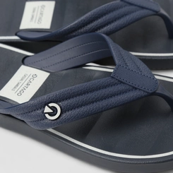 Chinelo Masculino Cartago Listra Branca Azul Marinho