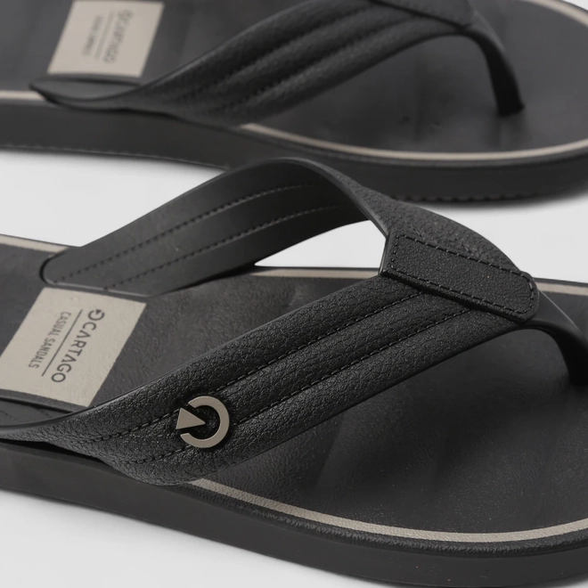 Chinelo Masculino Cartago Preto