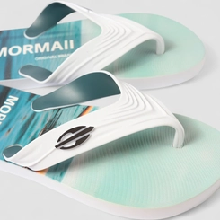 Chinelo Masculino Mormaii Tropical Graphics Azul