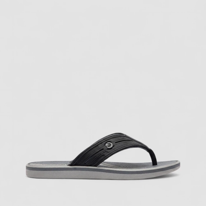 Chinelo Masculino Cartago Palermo III Preto E Cinza