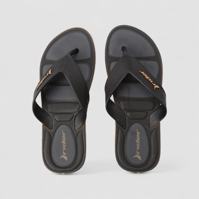 Chinelo Masculino Rider Pulse ll Preto & Bege