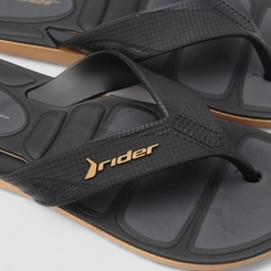 Chinelo Masculino Rider Pulse ll Preto & Bege