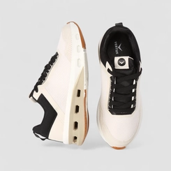 Tênis Esportivo Masculino Vertus Off White & Preto