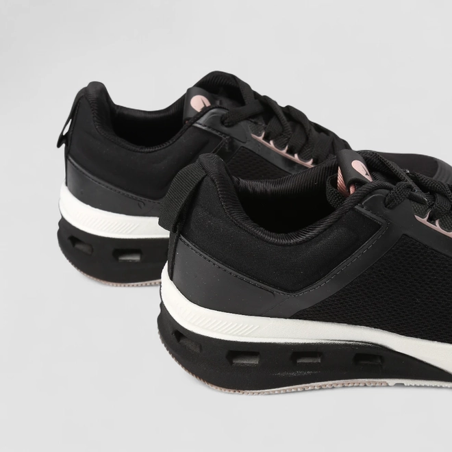 Tênis Esportivo Masculino Vertus Preto & Rosa