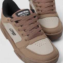 Tênis Casual Masculino Mormaii Recortes Marrom