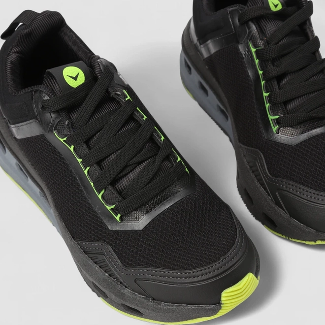 Tênis Esportivo Masculino Vertus Preto & Verde
