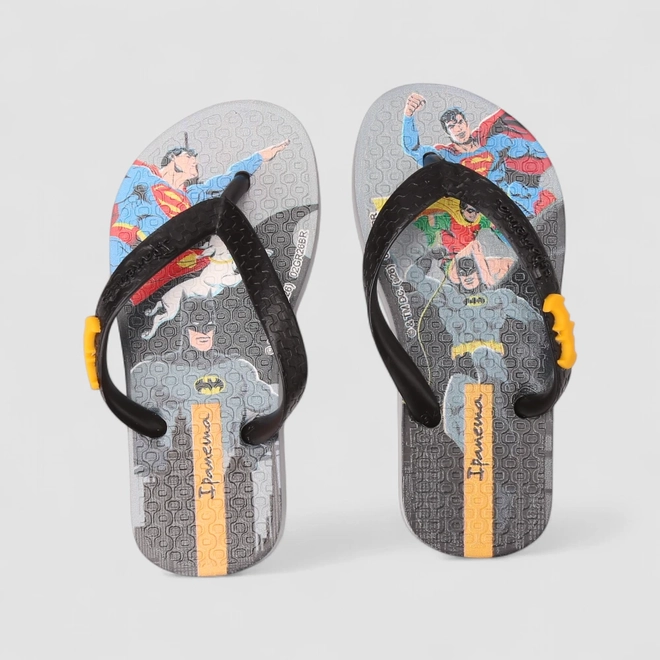 Chinelo Infantil Ipanema Liga Da Justiça Preto