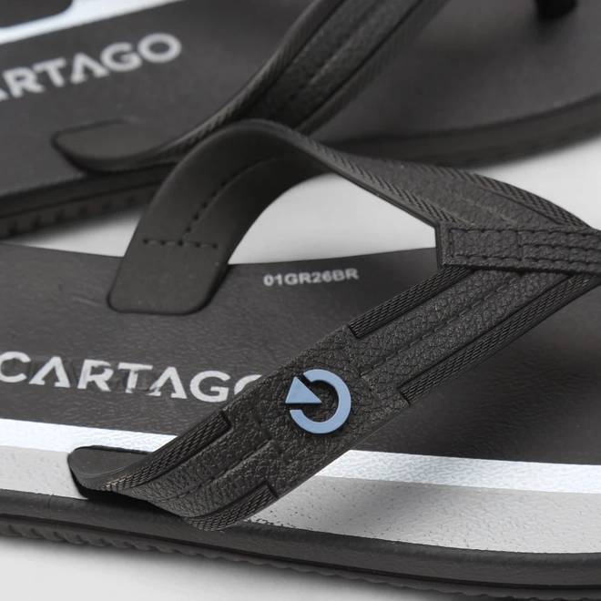 Chinelo Infantil Cartago Atlanta Preto