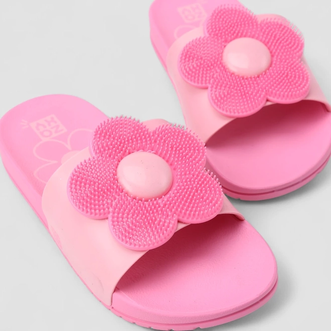 Slide Infantil Zaxy Flor Rosa