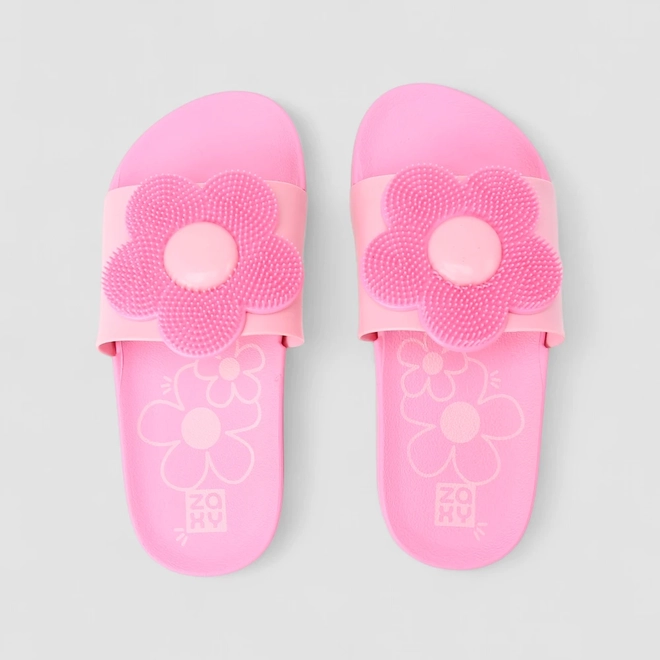 Slide Infantil Zaxy Flor Rosa