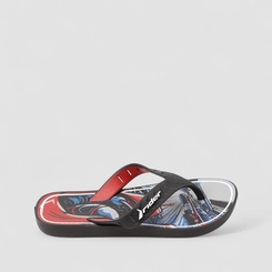 Chinelo Infantil Rider Street Preto & Vermelho