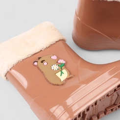 Galocha Infantil Gabrielinha Capivara Caramelo