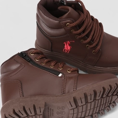 Bota Coturno Infantil Vertus Tratorada Marrom
