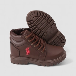 Bota Coturno Infantil Vertus Tratorada Marrom