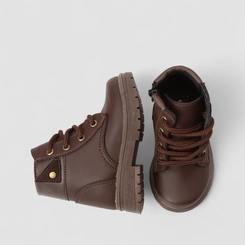 Bota Coturno Infantil Vertus Marrom