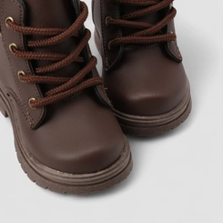 Bota Coturno Infantil Vertus Marrom