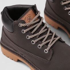 Bota Coturno Infantil Molekinho Tratorada Preto