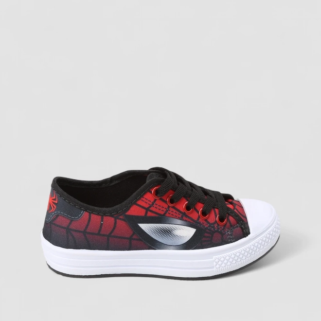 Tênis Casual Infantil Vertus Aranha Vermelho