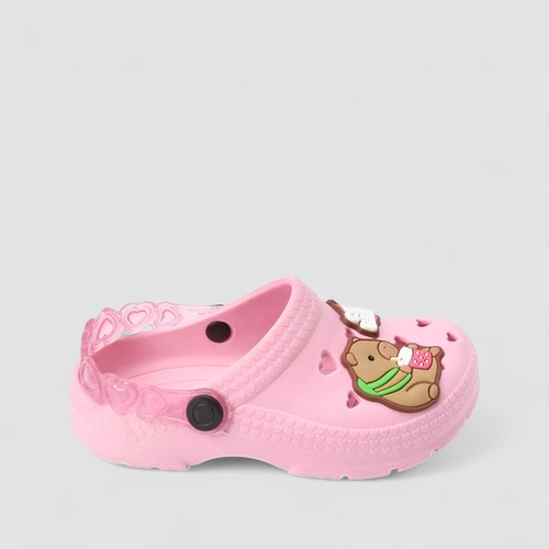 Babuche Menina Gabrielinha Capivara Glitter Rosa