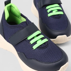 Tênis Casual Infantil Vertus Tira Aderente Azul