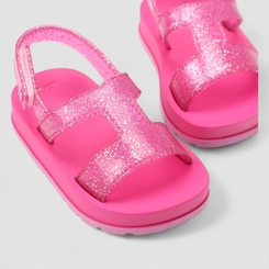 Sandália Infantil Zaxy Glitter Rosa