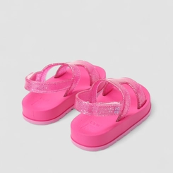 Sandália Infantil Zaxy Glitter Rosa