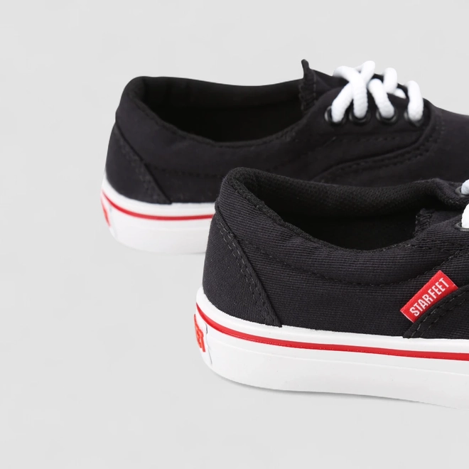 Tênis Casual Infantil Star Feet Preto