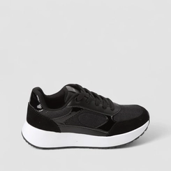 Tênis Casual Feminino Gabriela Camurça Preto