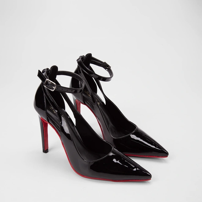 Scarpin Feminino Gabriela Salto Fino Verniz Preto