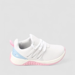 Tênis Casual Infantil Vertus Branco Rosa