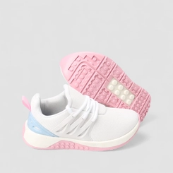 Tênis Casual Infantil Vertus Branco Rosa