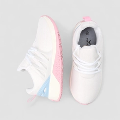 Tênis Casual Infantil Vertus Branco Rosa