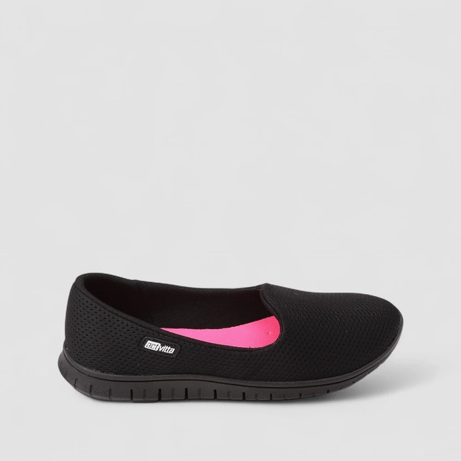 Tênis Feminino Actvitta Slip-On Mesh Preto