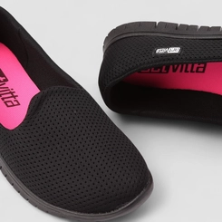 Tênis Feminino Actvitta Slip-On Mesh Preto