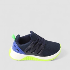 Tênis Casual Infantil Vertus Sola Neon Mesh Azul
