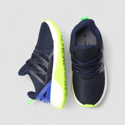 Tênis Casual Infantil Vertus Sola Neon Mesh Azul