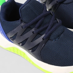 Tênis Casual Infantil Vertus Sola Neon Mesh Azul