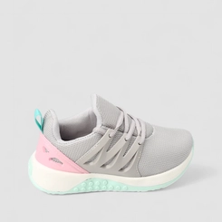 Tênis Casual Infantil Vertus Mesh Rosa Cinza