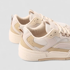 Tênis Casual Feminino Ramarim Recortes Off-White