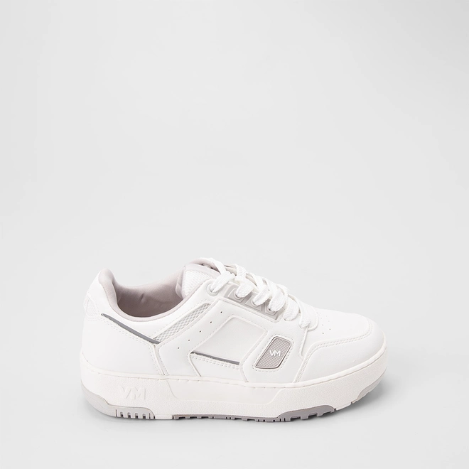 Tênis Casual Feminino Via Marte Sola Alta Reta Original Branco