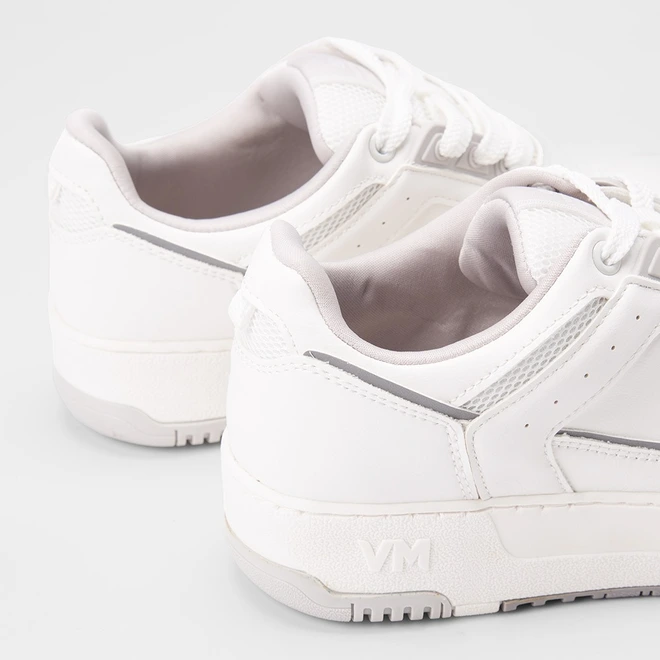 Tênis Casual Feminino Via Marte Sola Alta Reta Original Branco
