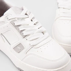 Tênis Casual Feminino Via Marte Sola Alta Reta Original Branco