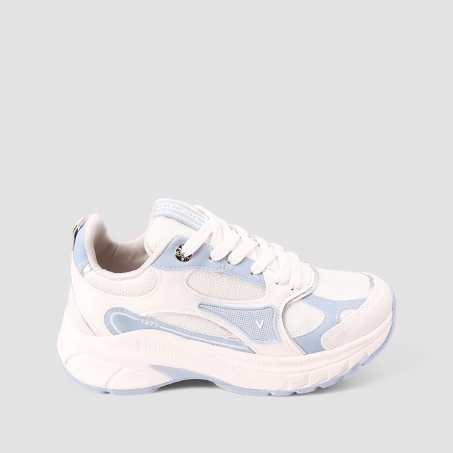 Tênis Chunky Feminino Via Marte Branco & Azul